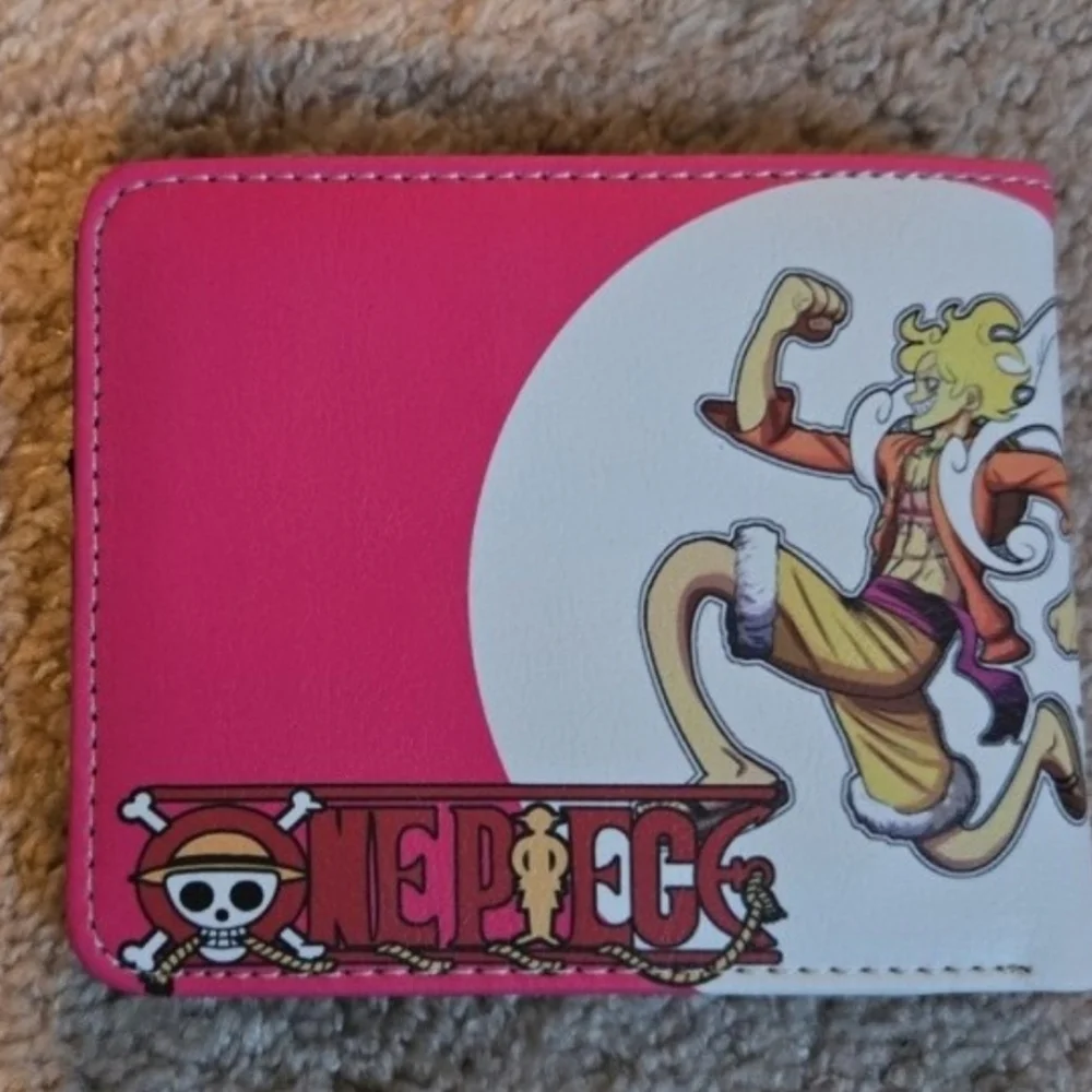 New one piece anime manga leather wallet